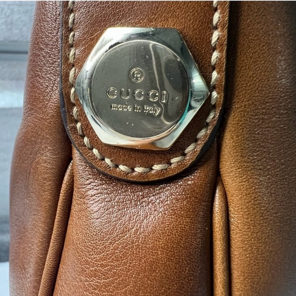 Charmy Cognac Smooth Leather Hobo Bag - Picture 6 of 13